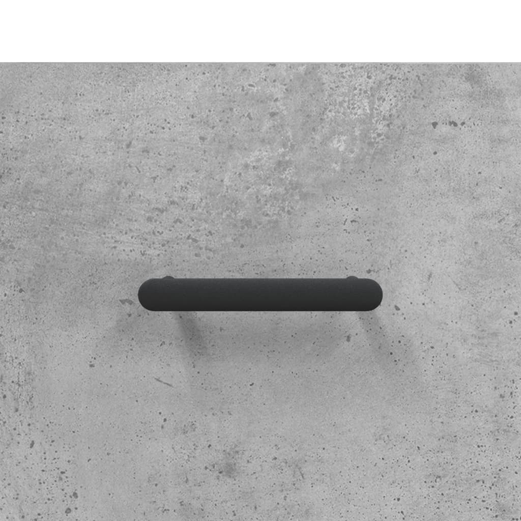 Nattbord 2 stk betonggrå 40x35x47,5 cm konstruert tre