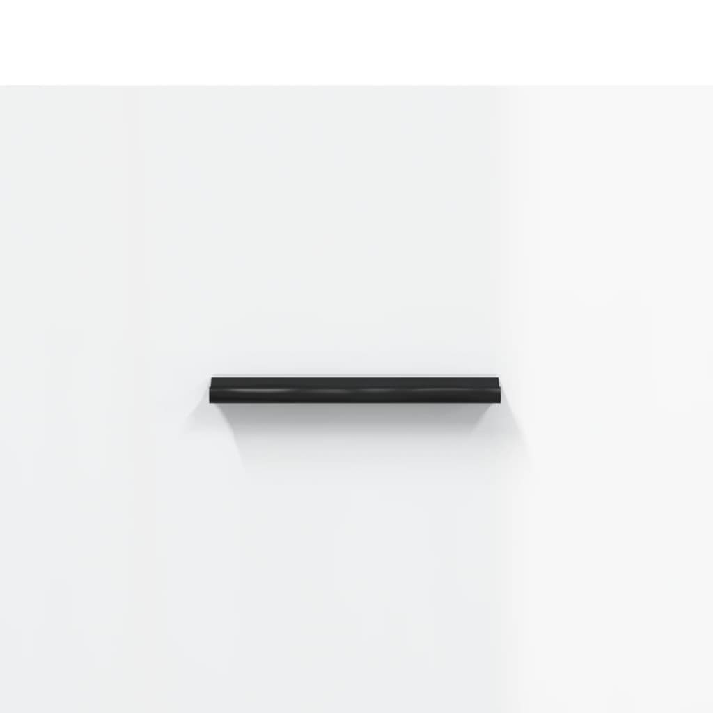 Nattbord 2 stk høyglans hvit 40x35x47,5 cm konstruert tre