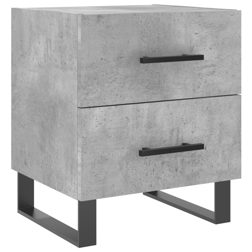 Nattbord betonggrå 40x35x47,5 cm konstruert tre