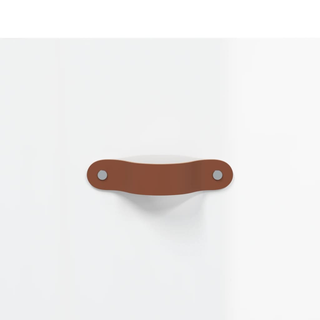 Nattbord 2 stk høyglans hvit 40x35x47,5 cm konstruert tre