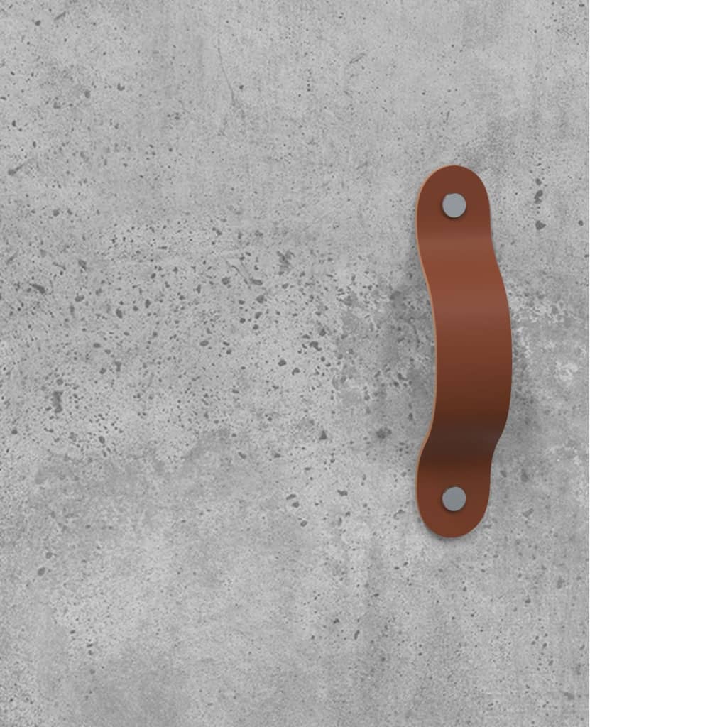 Nattbord 2 stk betonggrå 40x40x50 cm konstruert tre