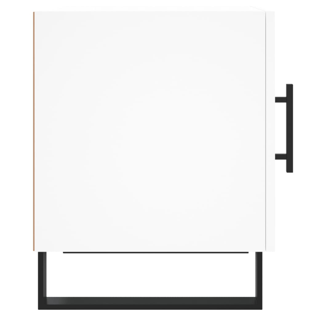 Nattbord 2 stk hvit 40x40x50 cm konstruert tre