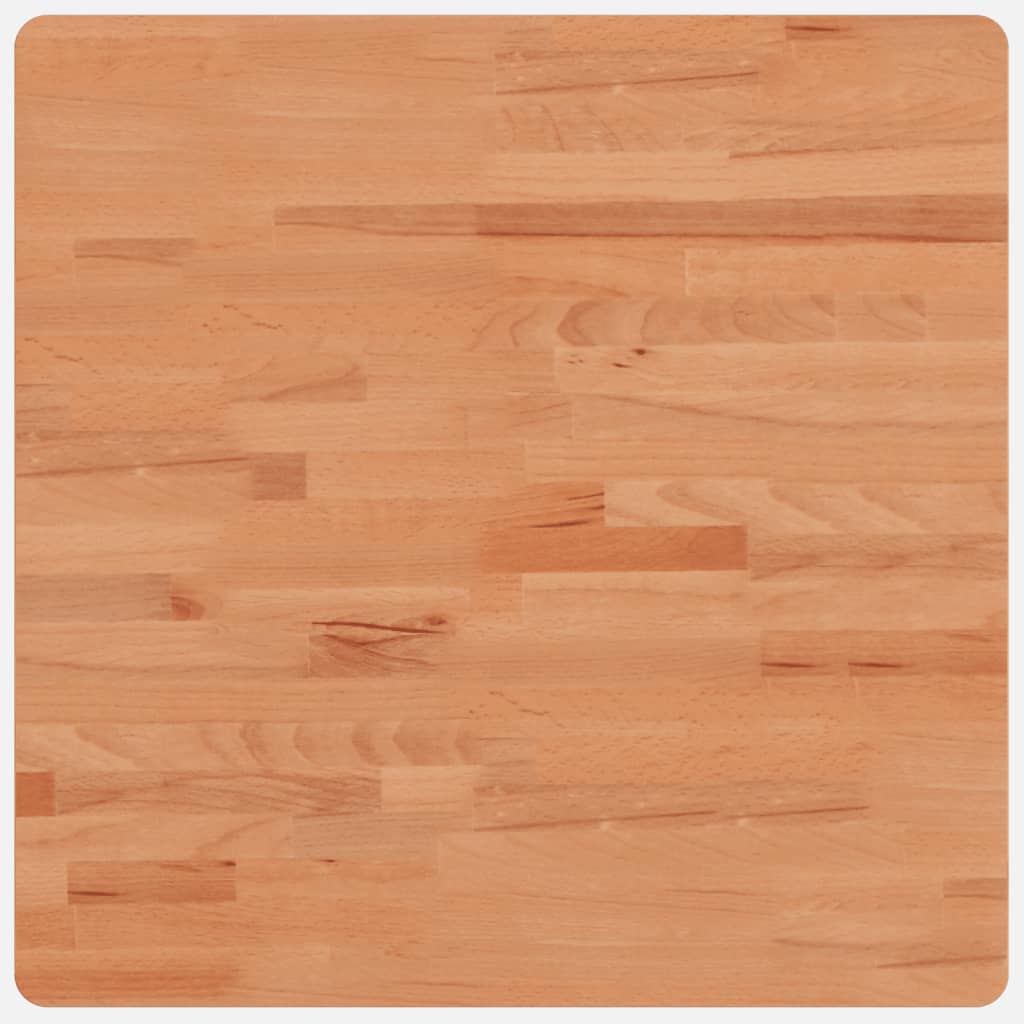 Bordplate 60x60x4 cm firkantet heltre bøketre