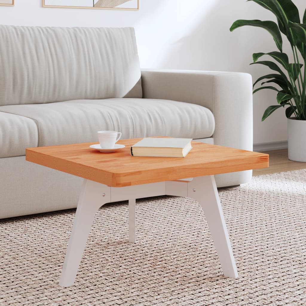Bordplate 60x60x4 cm firkantet heltre bøketre