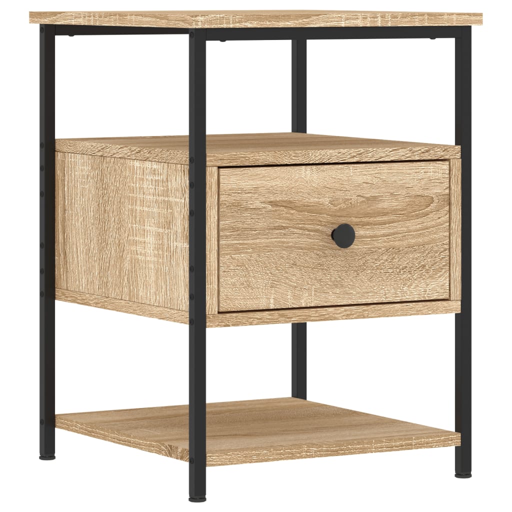 Nattbord sonoma eik 40x42x56 cm konstruert tre