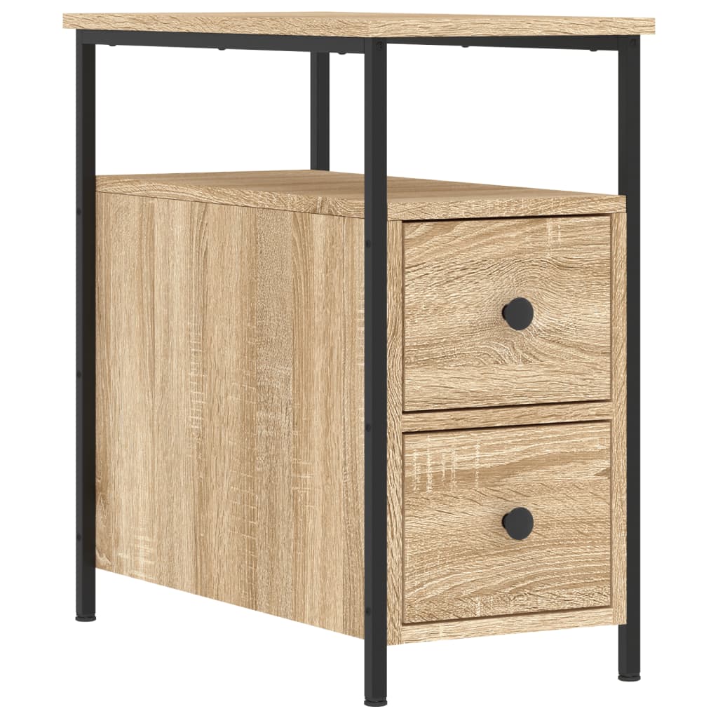 Nattbord sonoma eik 30x60x60 cm konstruert tre