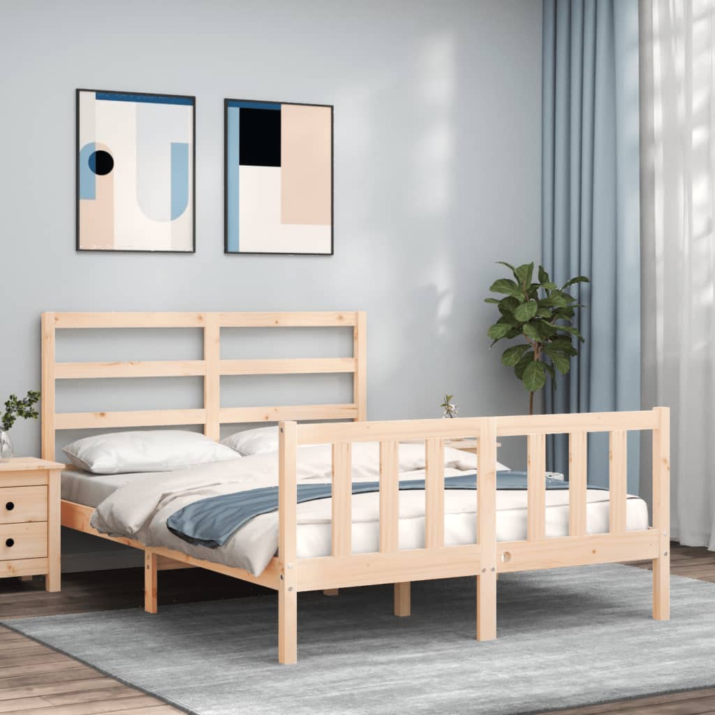 Sengeramme med hodegavl double heltre