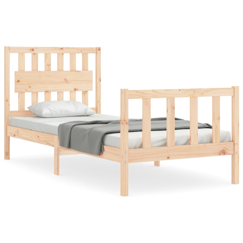 Sengeramme med hodegavl single heltre