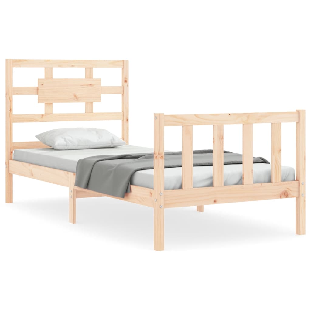 Sengeramme med hodegavl single heltre