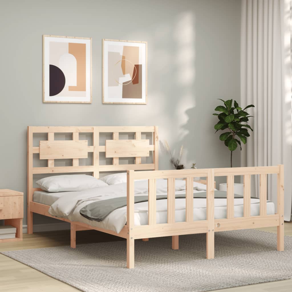 Sengeramme med hodegavl double heltre
