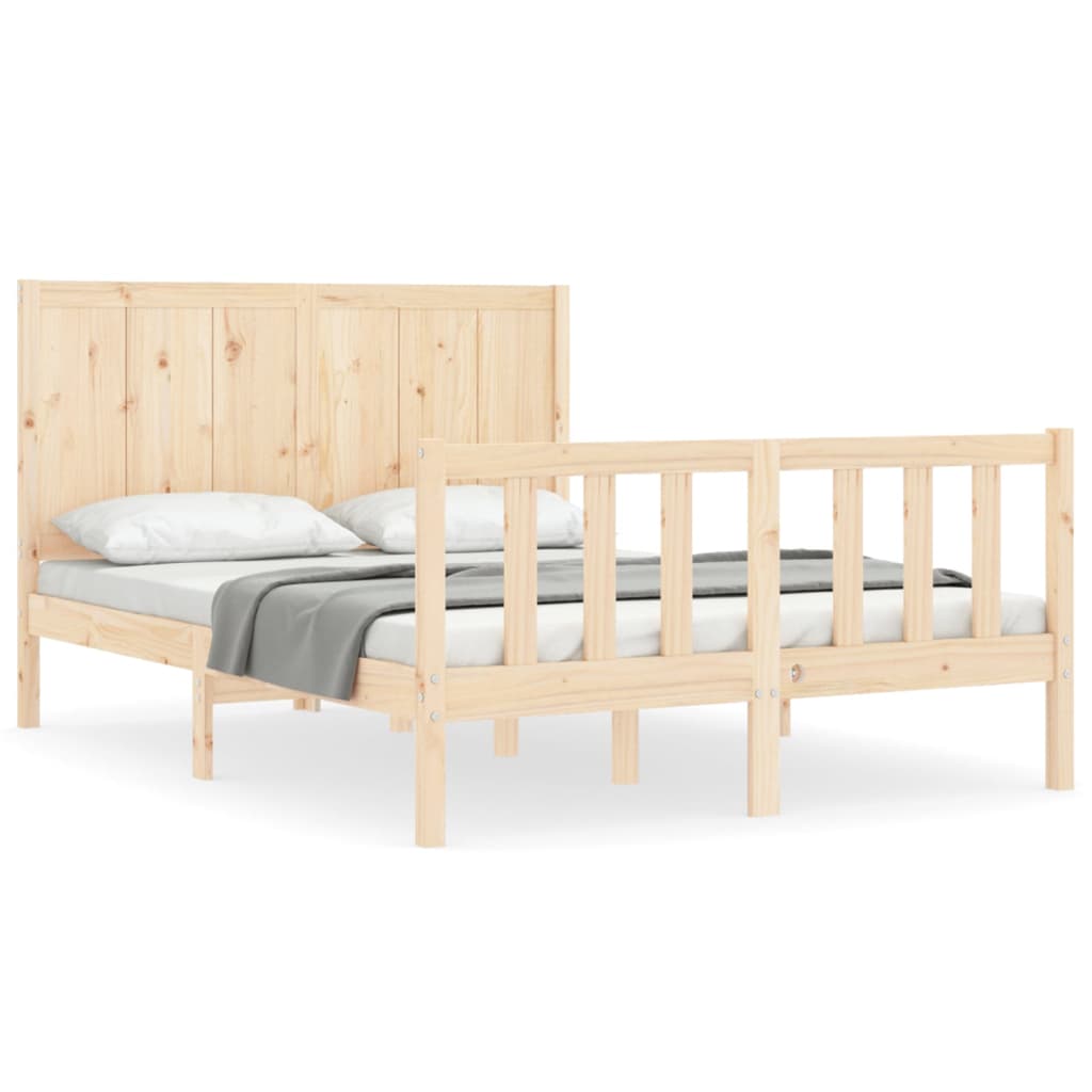 Sengeramme med hodegavl double heltre