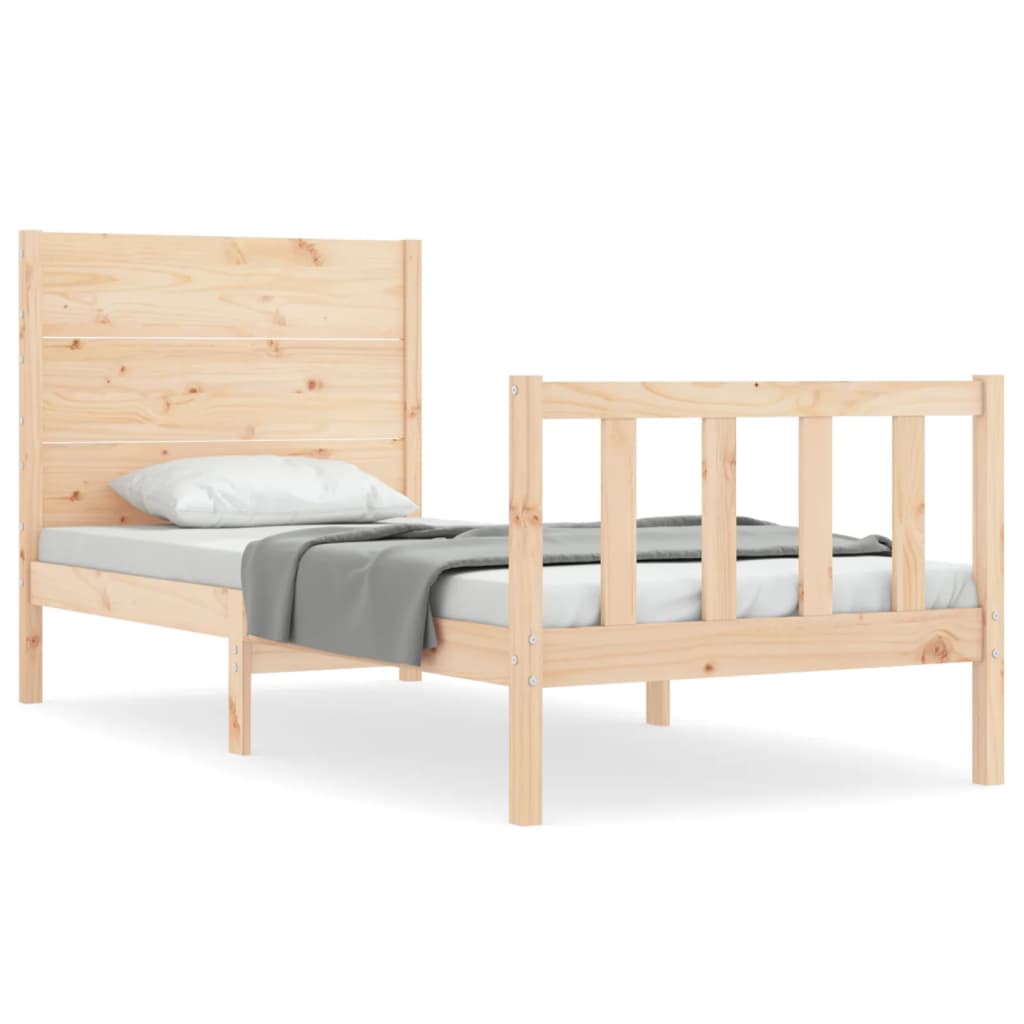 Sengeramme med hodegavl single heltre