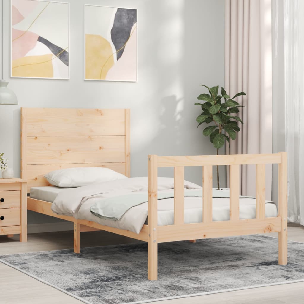 Sengeramme med hodegavl single heltre