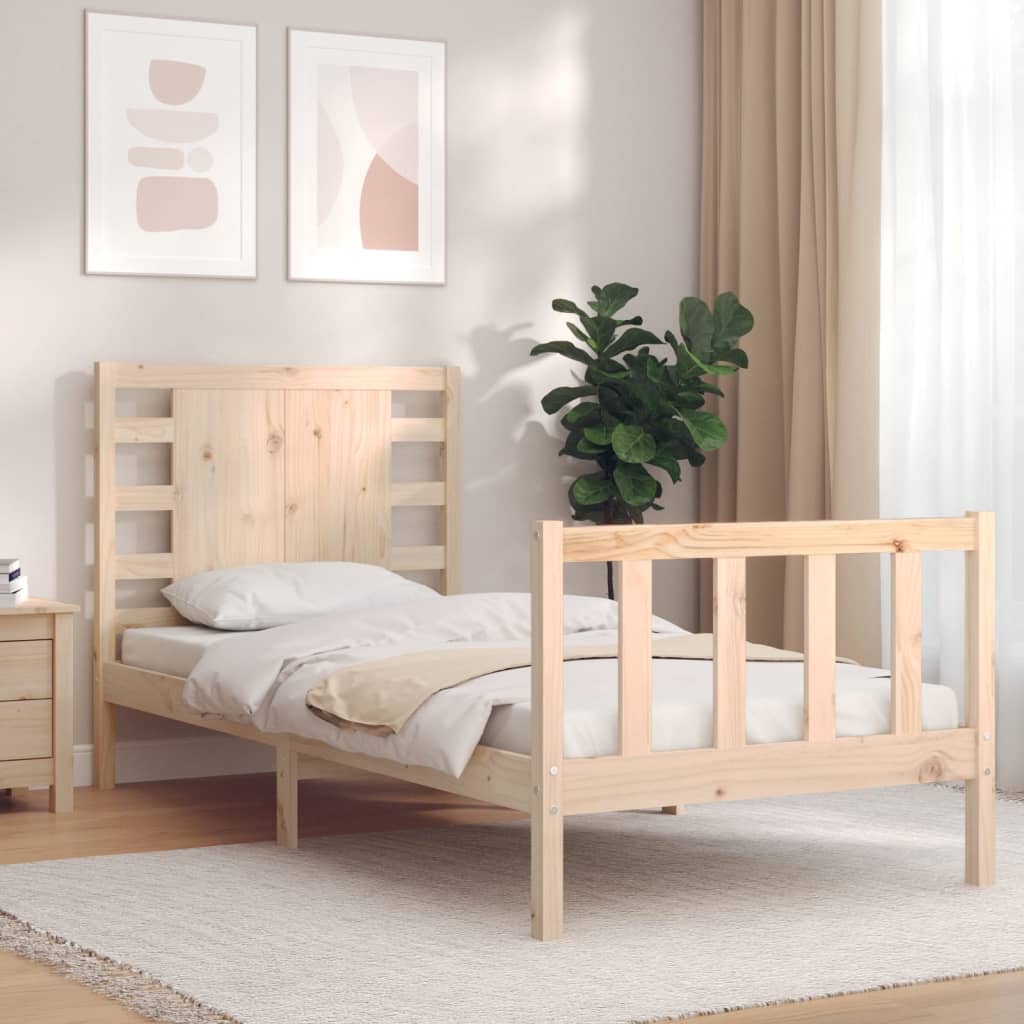 Sengeramme med hodegavl single heltre