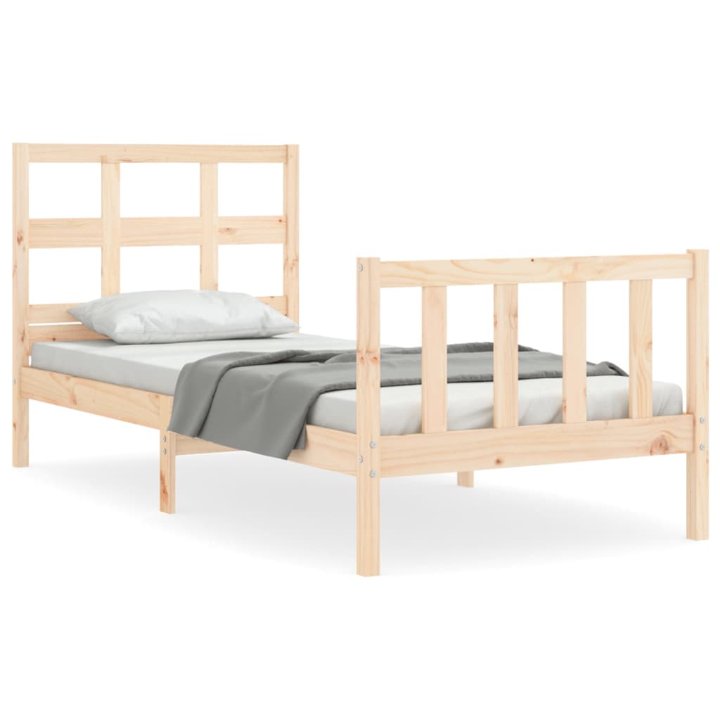 Sengeramme med hodegavl single heltre