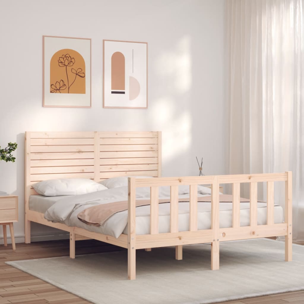 Sengeramme med hodegavl double heltre