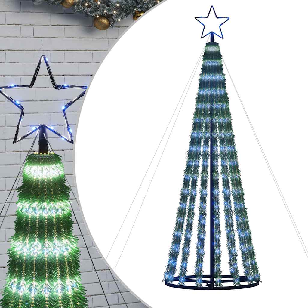 LED Juletre 275 LEDs Blå 180 cm