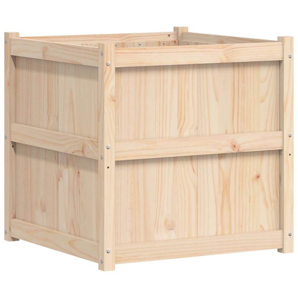Plantekasser 70x70x70 cm heltre furu