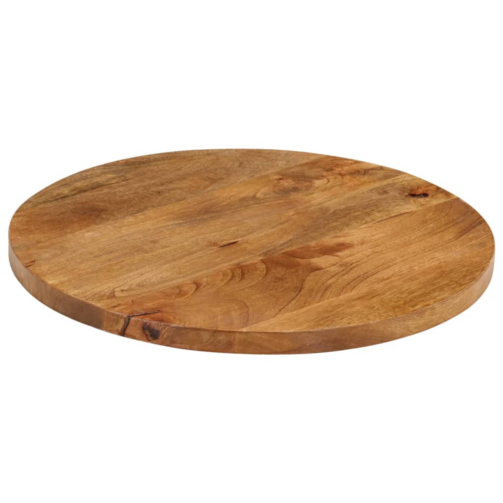 Bordplate Ø 60x2,5 cm rund heltre mango