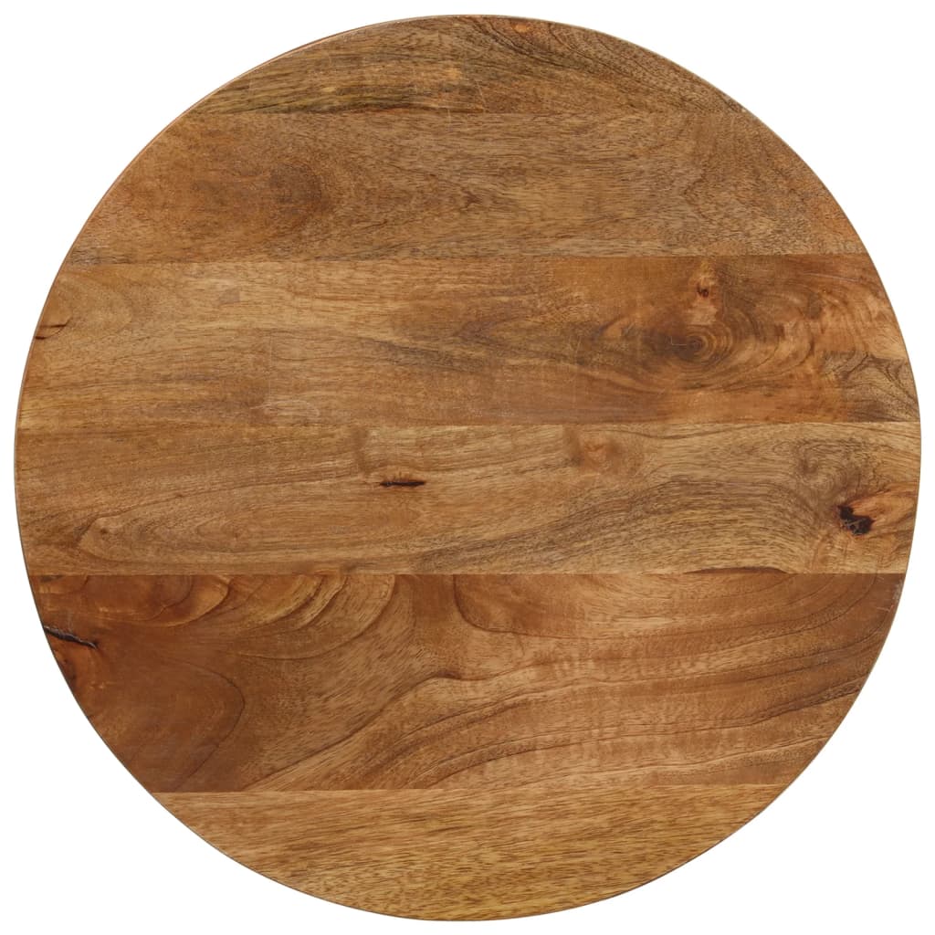 Bordplate Ø 60x3,8 cm rund heltre mango