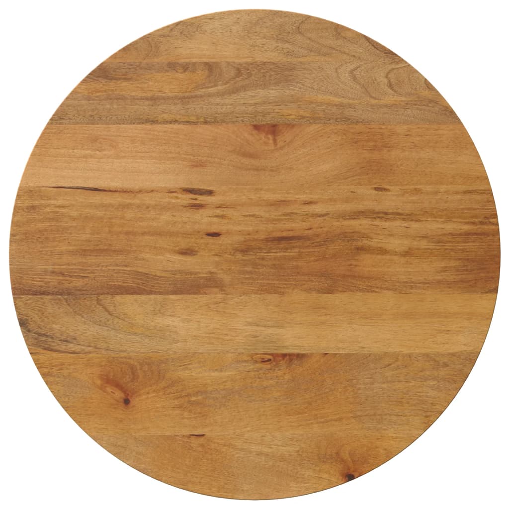 Bordplate Ø 70x3,8 cm rund heltre mango