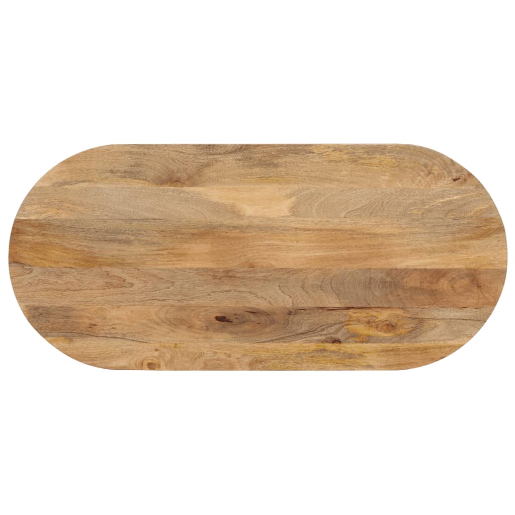 Bordplate 90x40x3,8 cm oval heltre mango