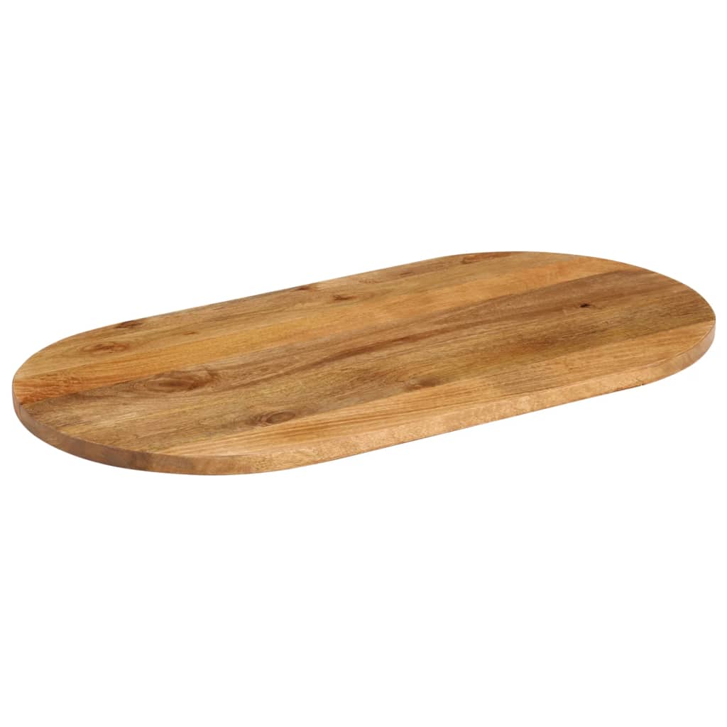 Bordplate 80x40x2,5 cm oval heltre mango