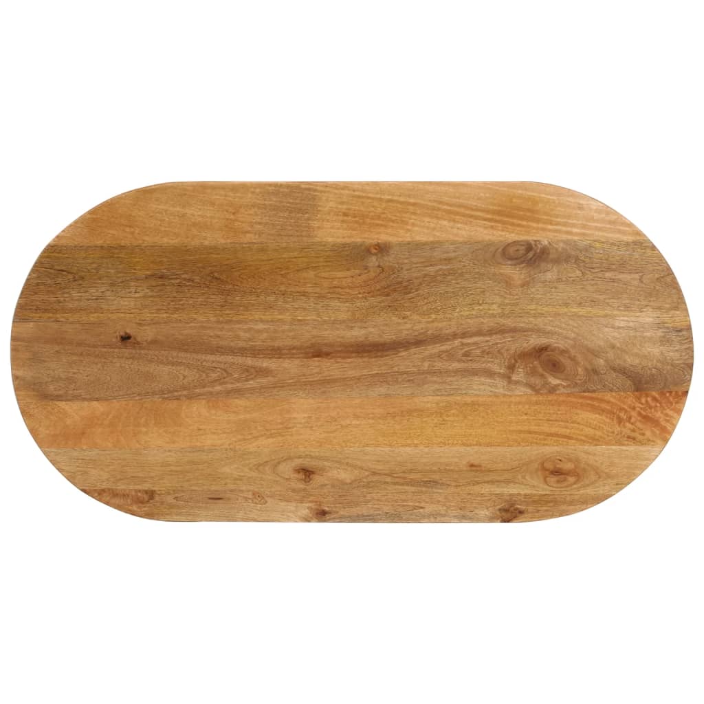 Bordplate 90x40x3,8 cm oval heltre mango