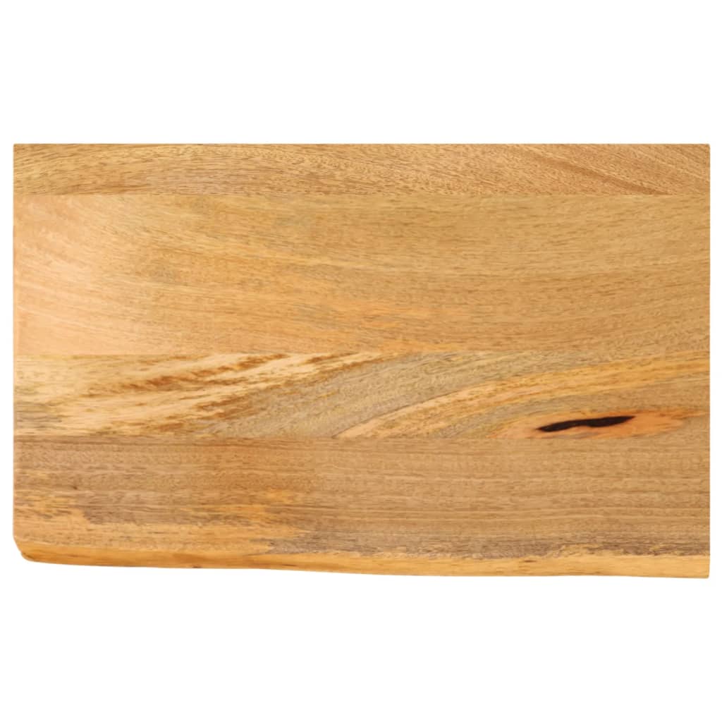 Bordplate naturlig kant 60x20x3,8 cm heltre mango