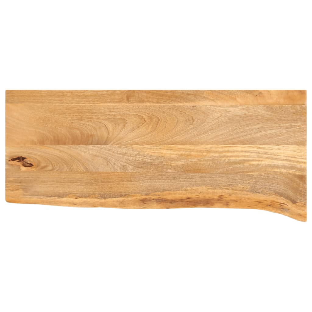 Bordplate naturlig kant 70x20x3,8 cm heltre mango