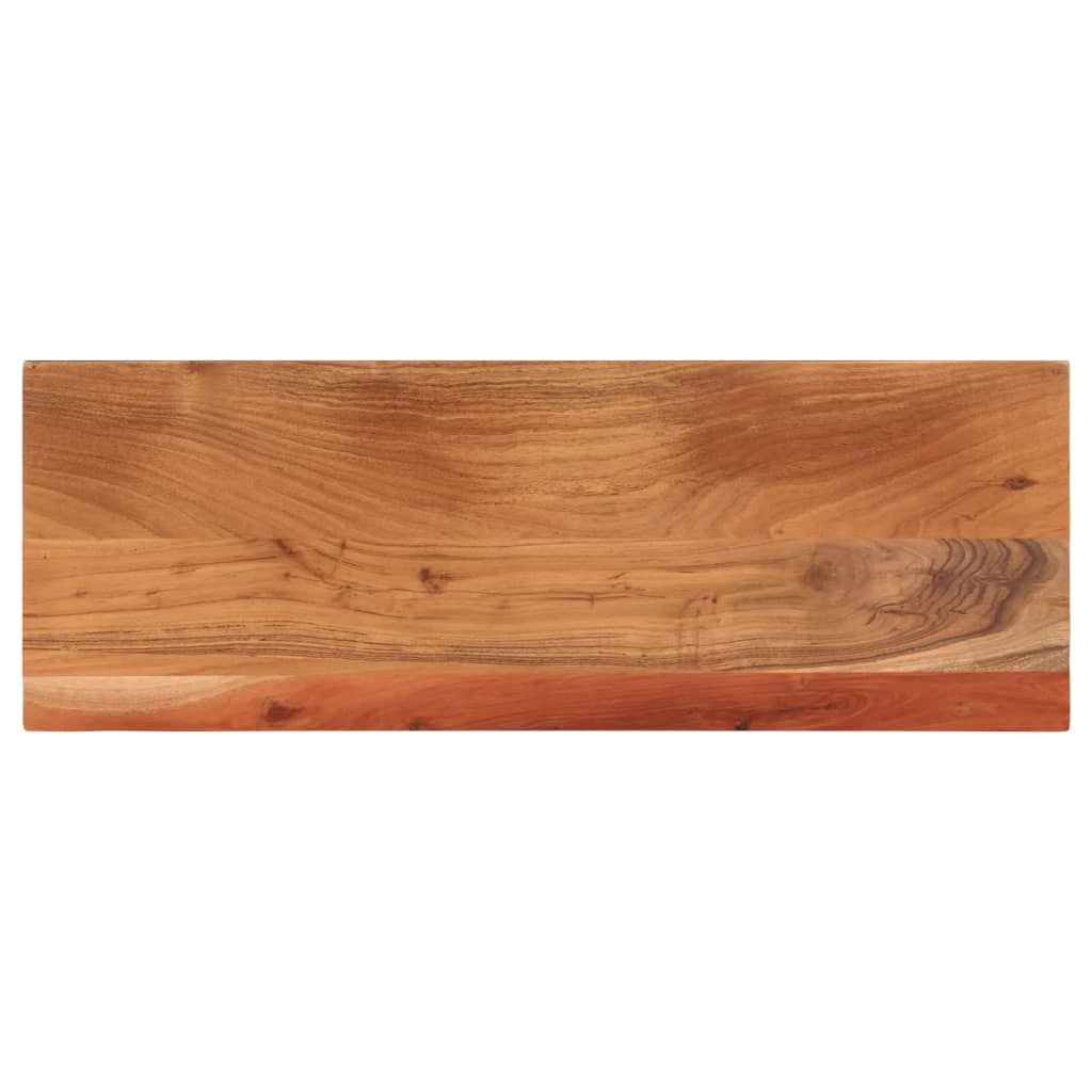 Bordplate 70x20x2,5 cm rektangulær heltre akasie