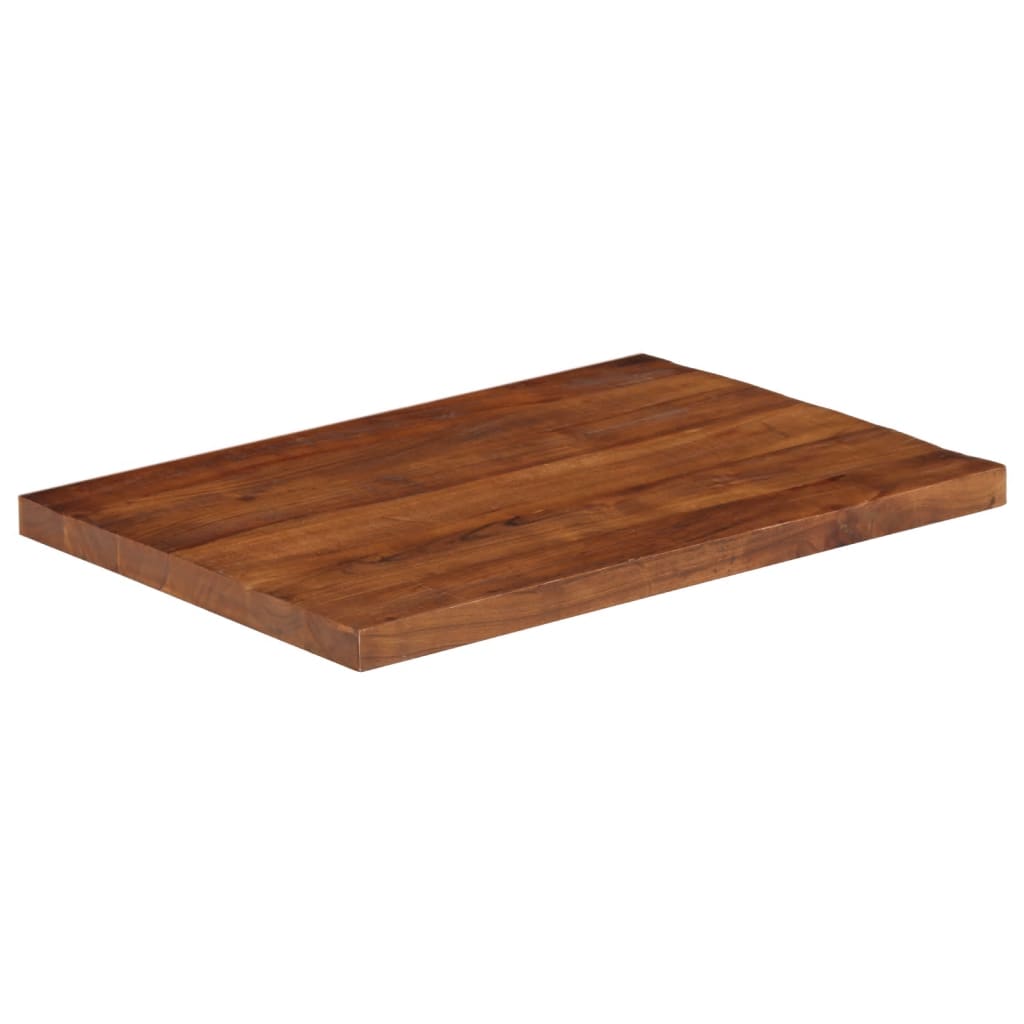 Bordplate 90x60x2,5 cm rektangulær gjenvunnet heltre