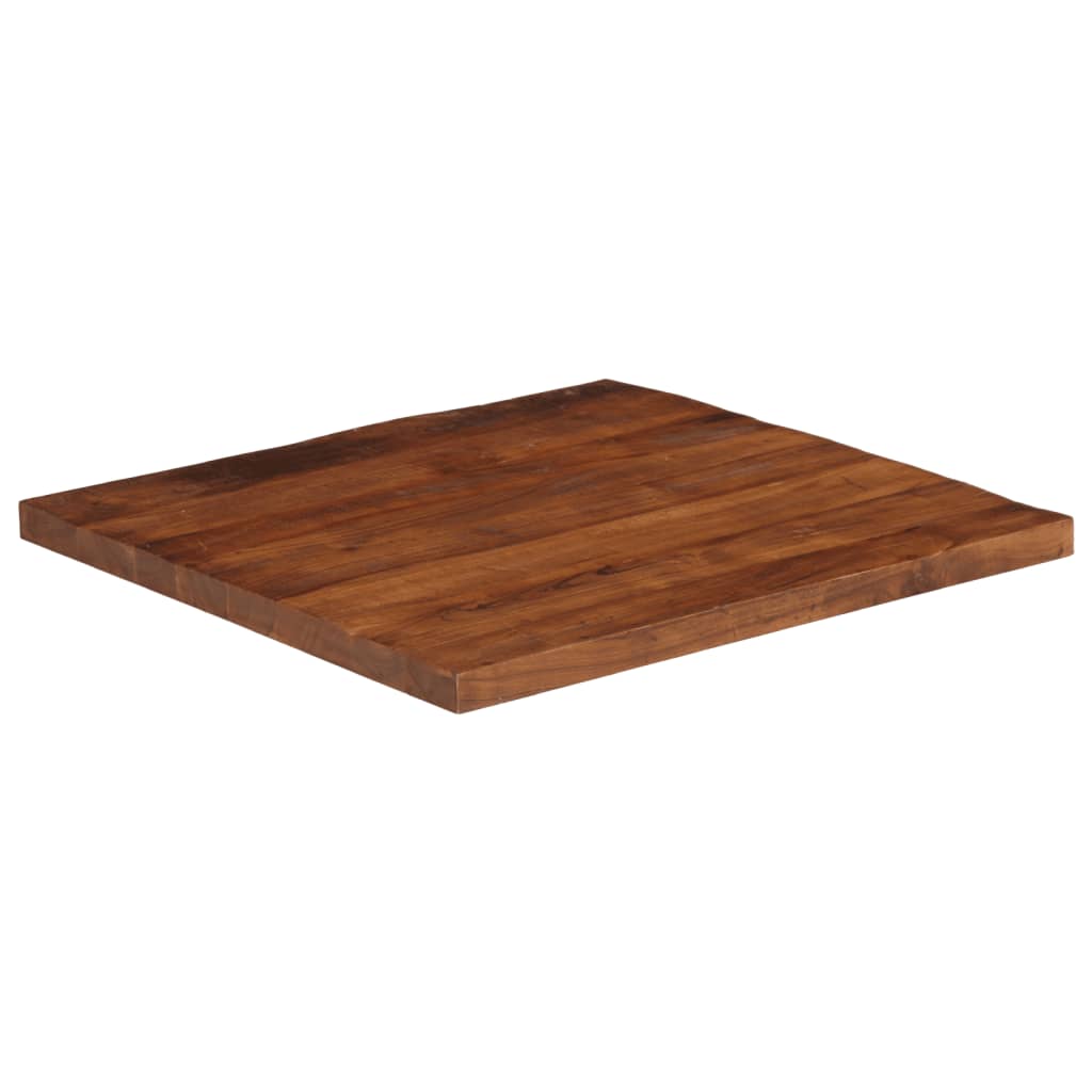 Bordplate 80x80x2,5 cm firkantet gjenvunnet heltre