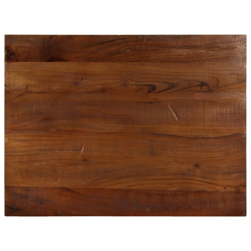 Bordplate 70x50x3,8 cm rektangulær gjenvunnet heltre