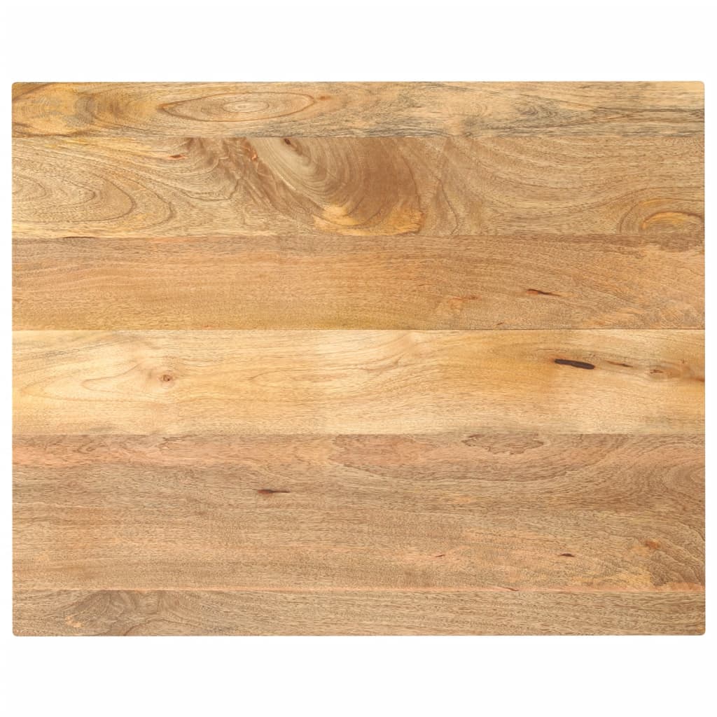 Bordplate 90x80x3,8 cm rektangulær heltre mango
