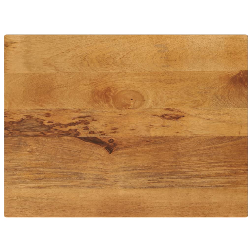 Bordplate 80x60x3,8 cm rektangulær heltre mango