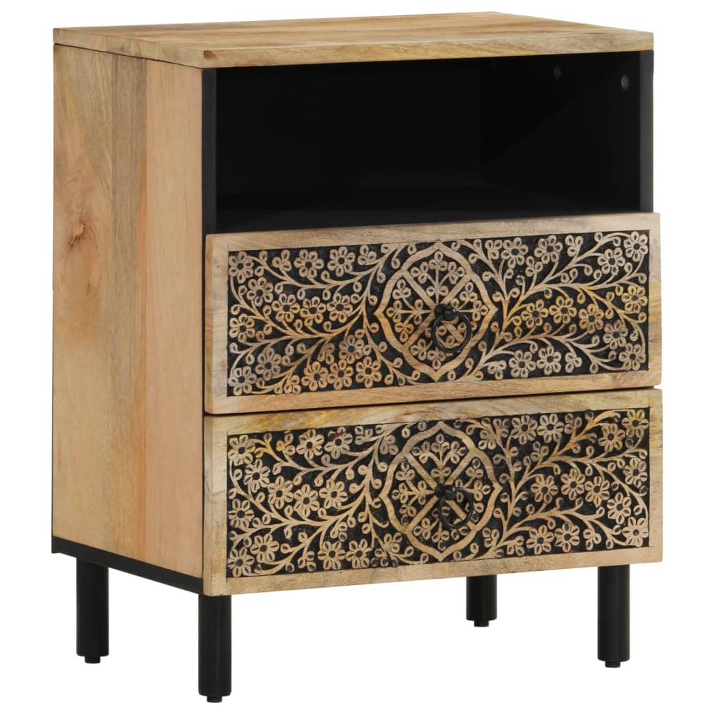 Nattbord 50x33x60 cm heltre mango