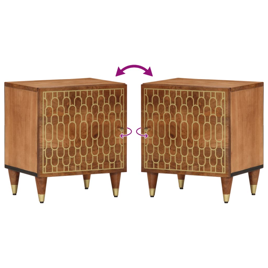 Nattbord 40x33x46 cm heltre mango