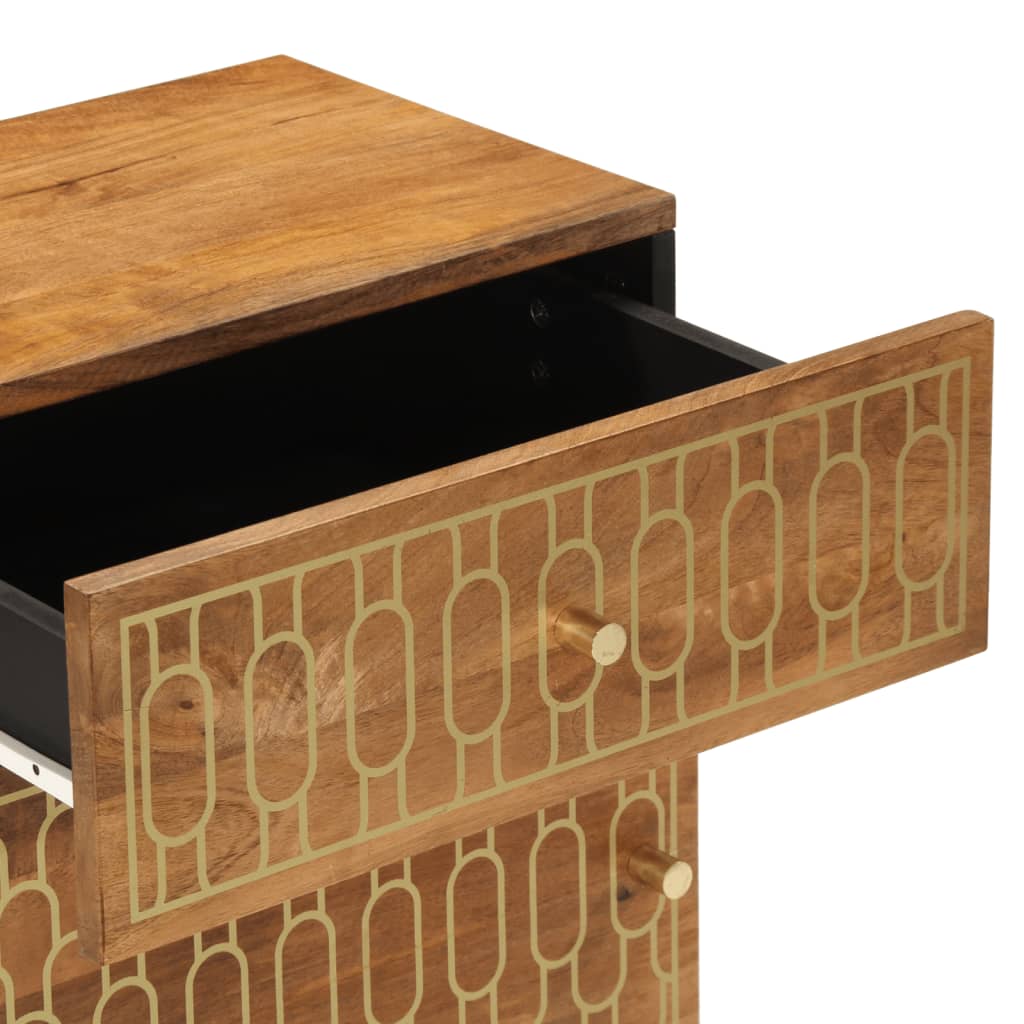 Nattbord 50x33x60 cm heltre mango