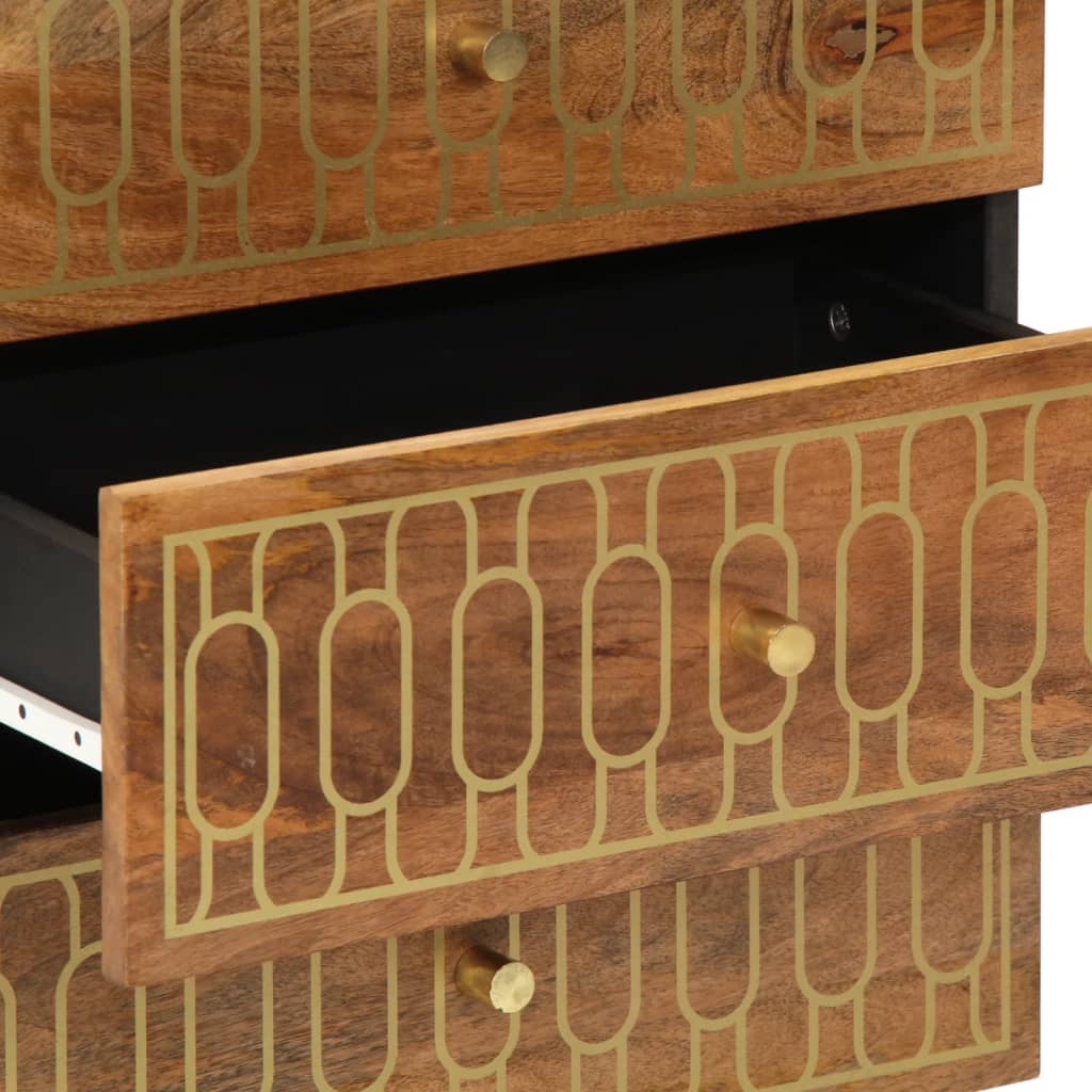 Nattbord 50x33x62 cm heltre mango