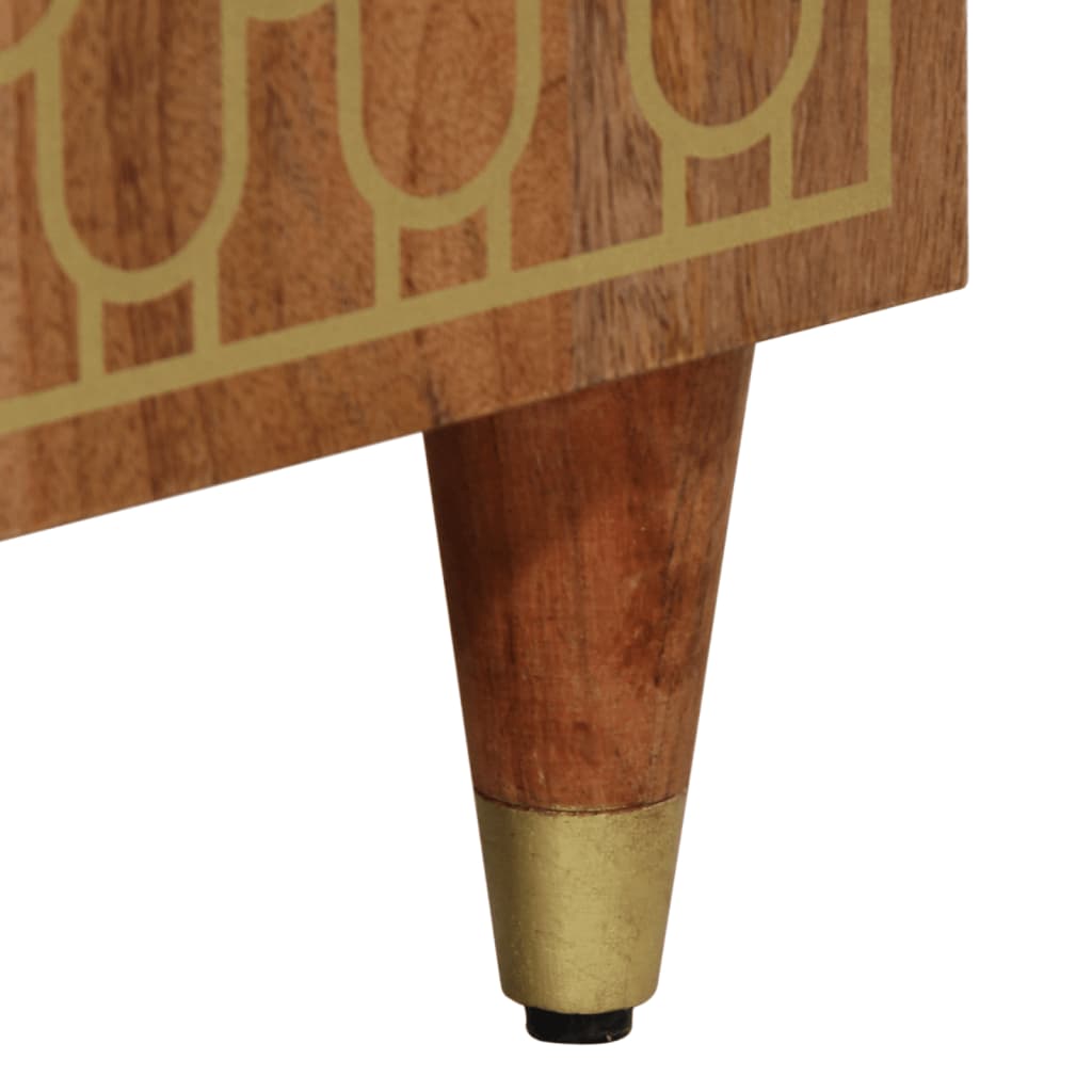 Nattbord 50x33x60 cm heltre mango