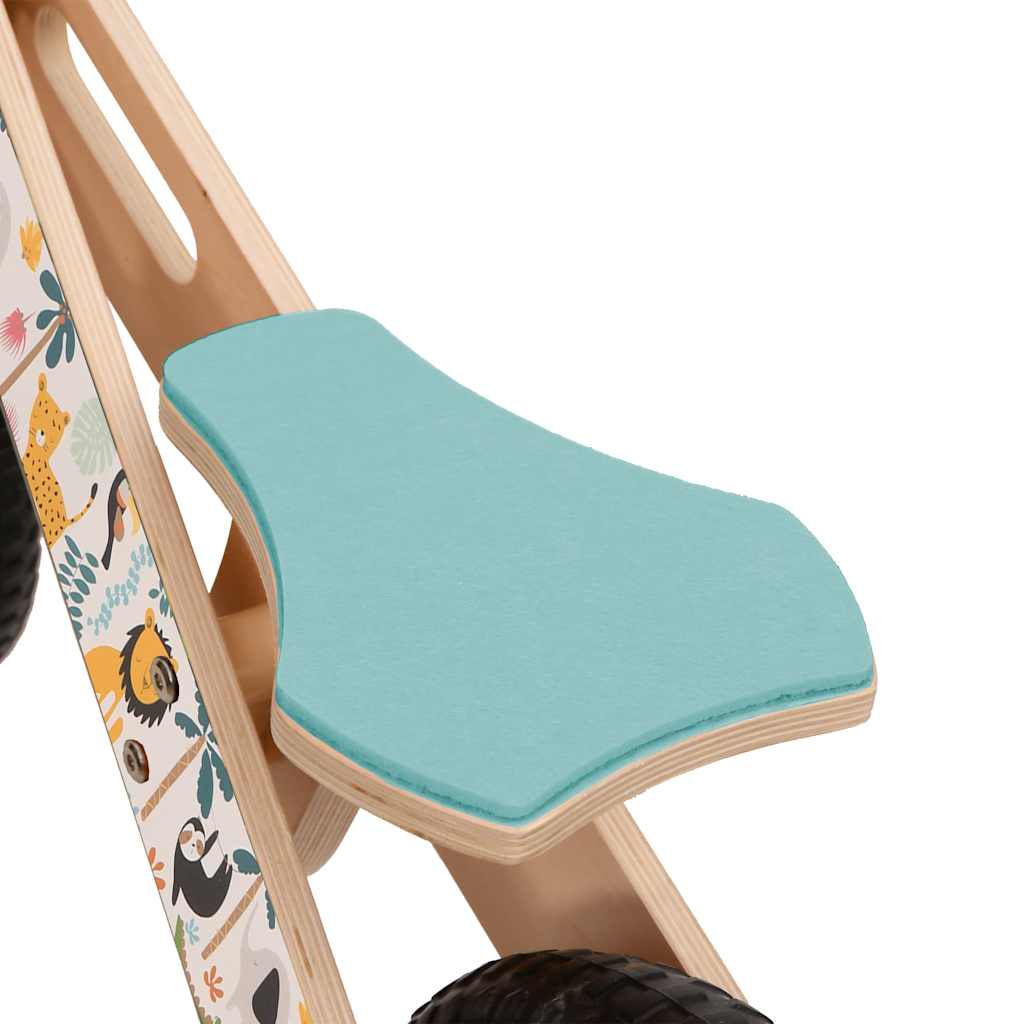 Balansesykkel for barn blå trykt