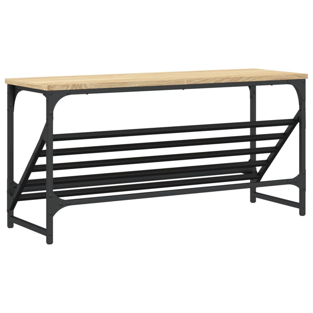 Skohylle sonoma eik 90x30x45 cm konstruert tre