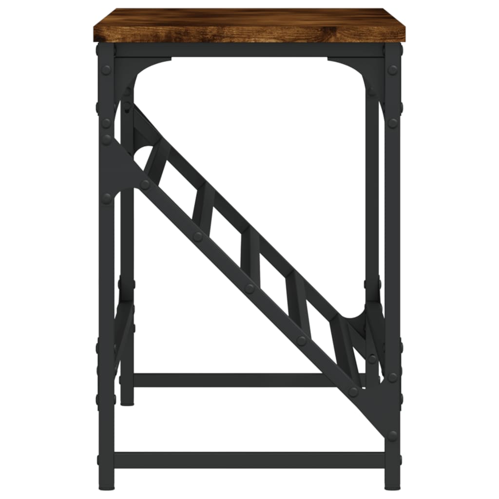 Skohylle røkt eik 90x30x45 cm konstruert tre