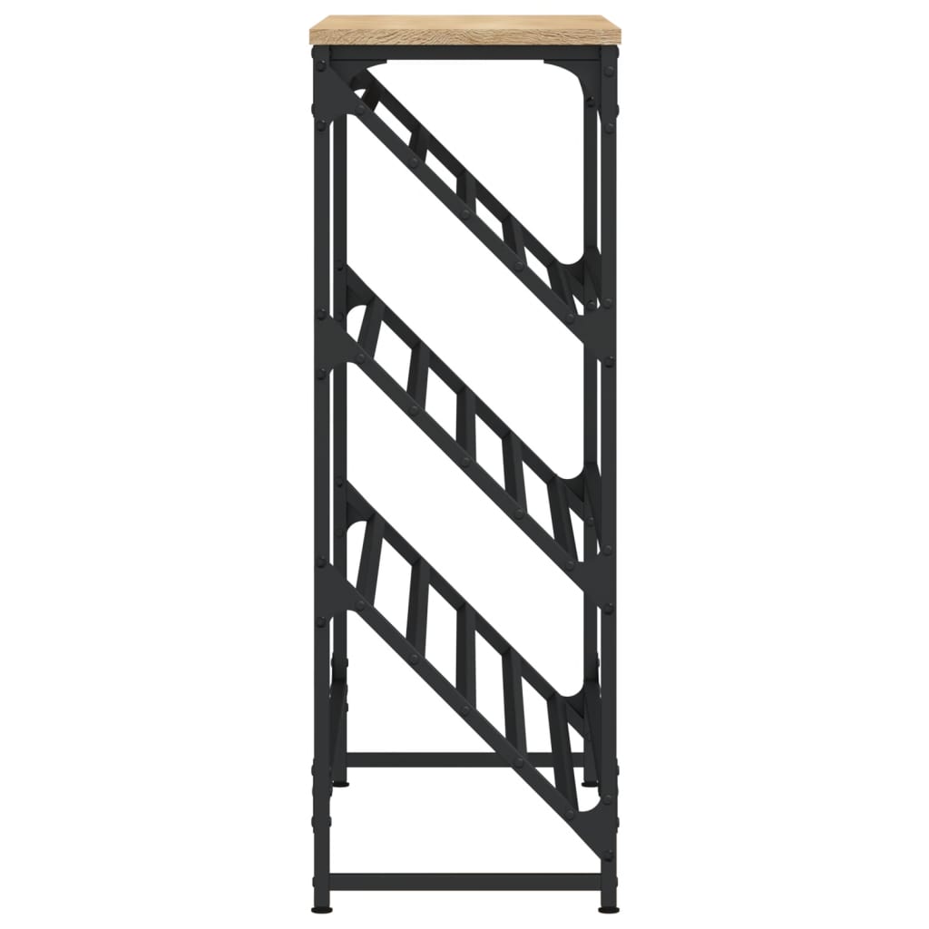 Skohylle sonoma eik 90x30x85 cm konstruert tre