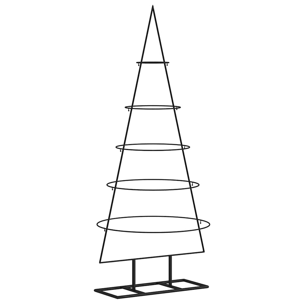 Juletre til dekorasjon metall svart 125 cm