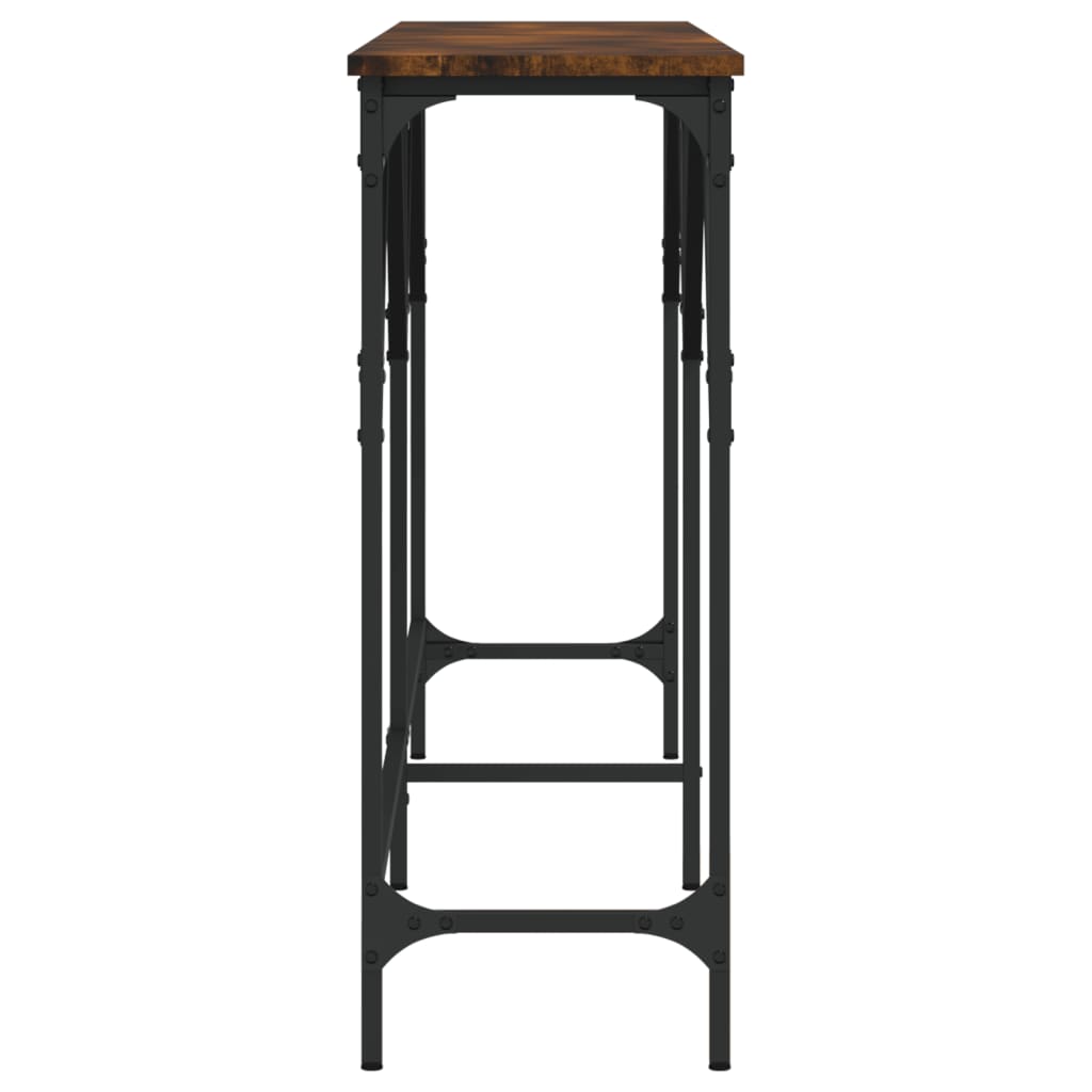 Konsollbord sonoma eik 180x29x75 cm konstruert tre