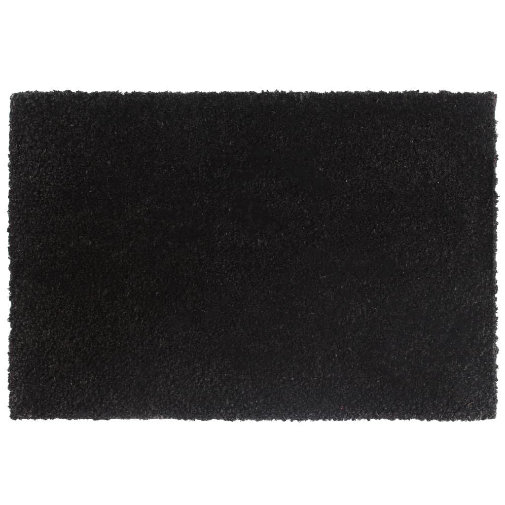 Dørmatter 5 stk svart 40x60 cm tuftet kokosfiber