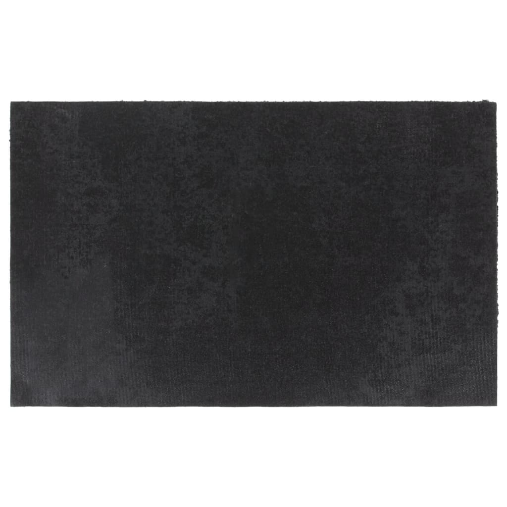 Dørmatte svart 50x80 cm tuftet kokosfiber
