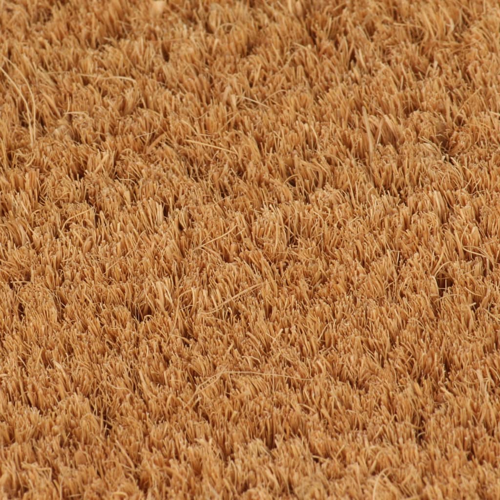 Dørmatte naturlig 60x90 cm tuftet kokosfiber